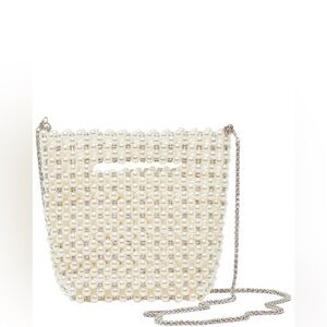 NWT - Dolce Vita Elegant Pearl Mini Shopper Handbag